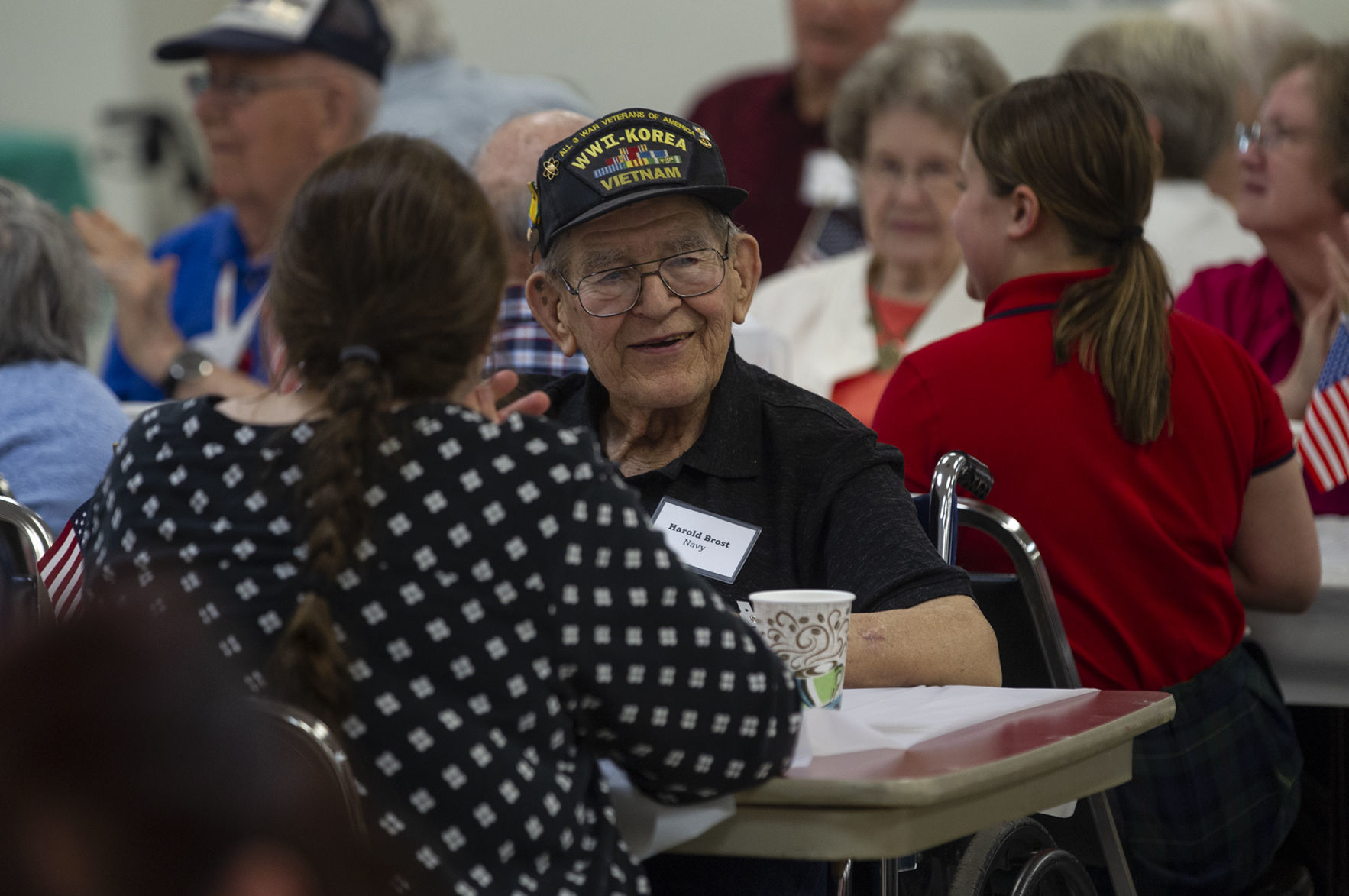 WWII veterans lunch